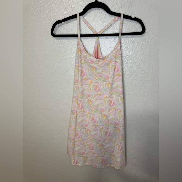 Outdoor Voices The Original Exercise Mini Dress in Pink Marble Size S - Picture 3 of 8